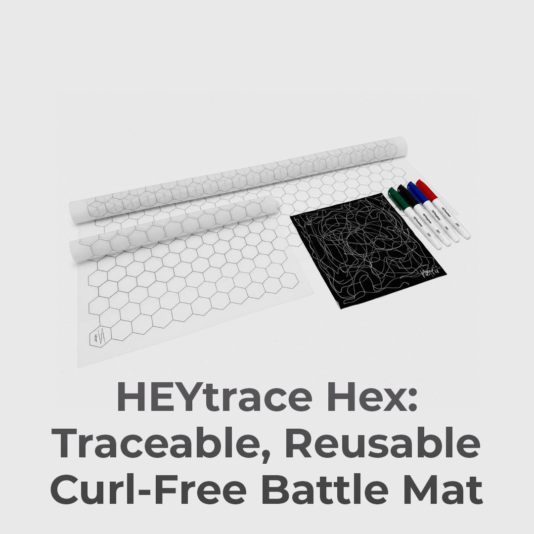 The Hex Battle Mat That Traces Maps Fast