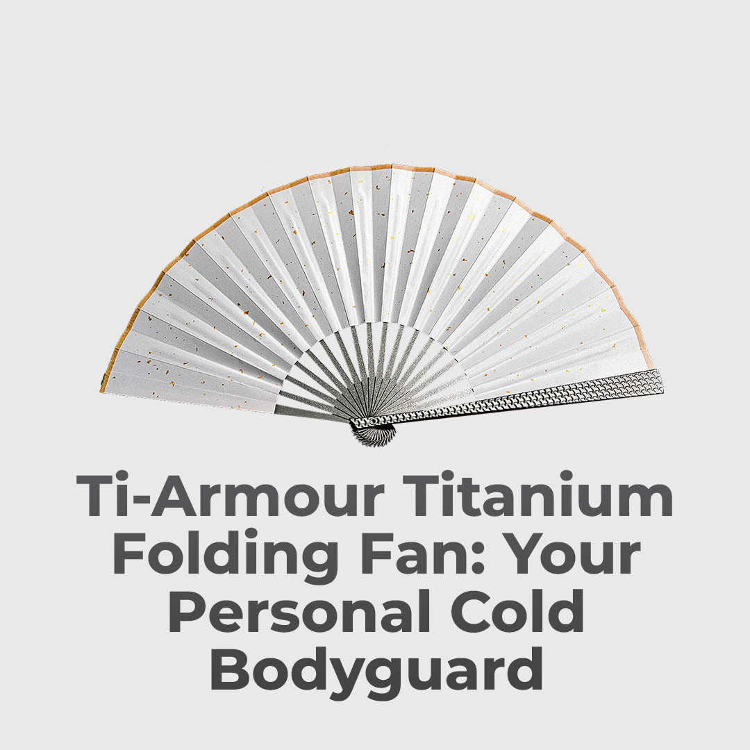 Titanium Folding Fan for Everyday Carry
