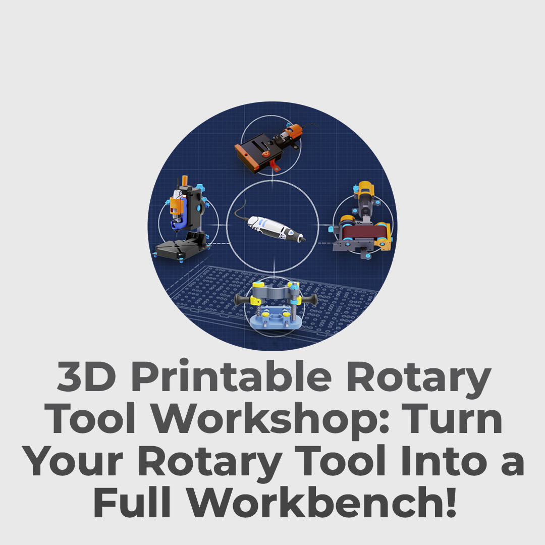 Modular 3D-Printed Rotary Tool Workshop