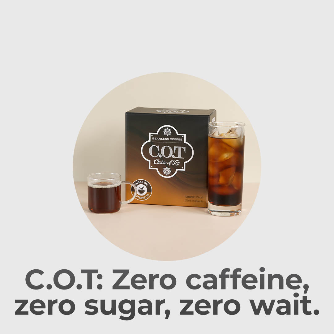 Coffee Flavor. Zero Caffeine.