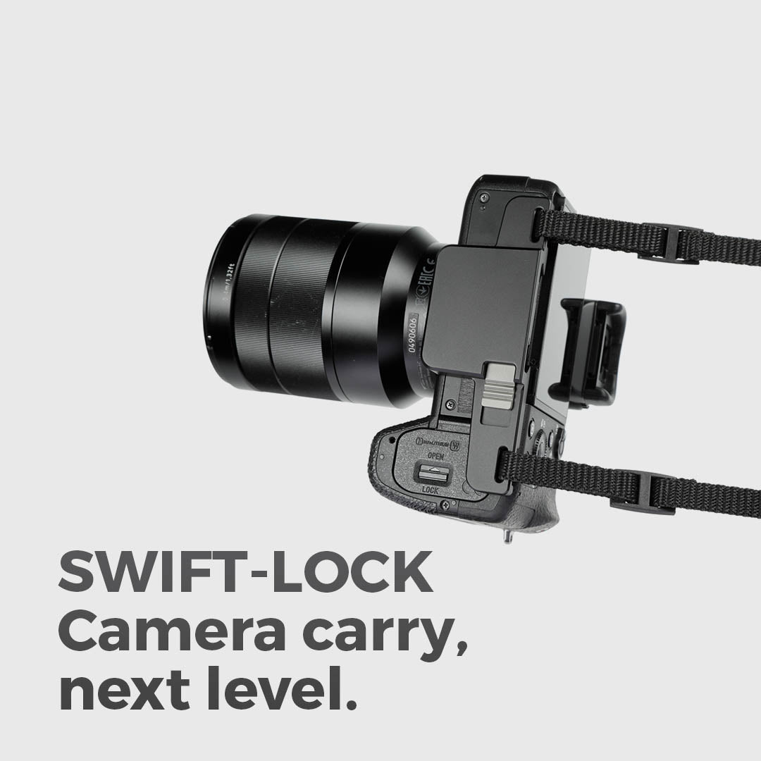 Camera Carrying System With Magnetic Swift Lock