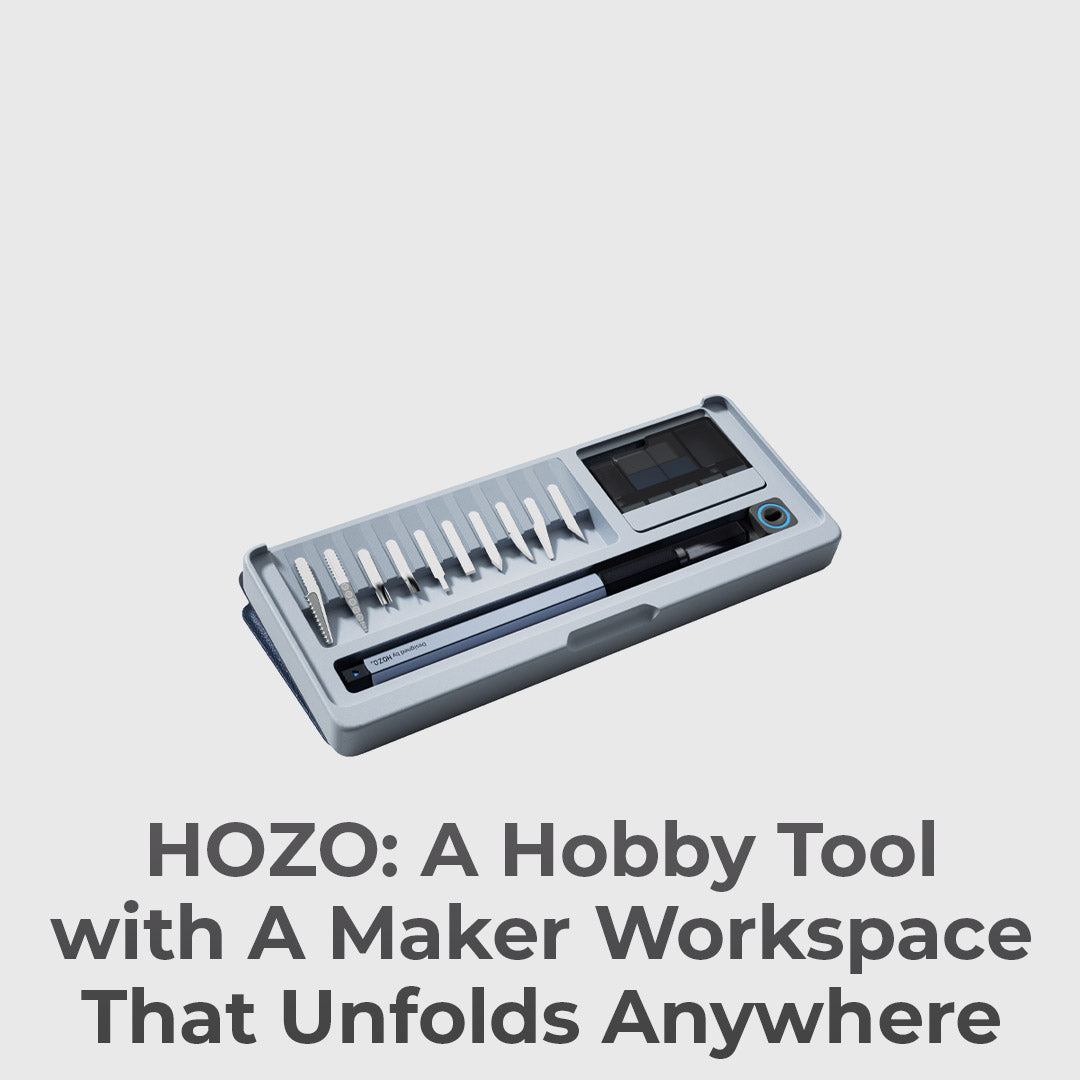 One-Press Hobby Knife Workspace