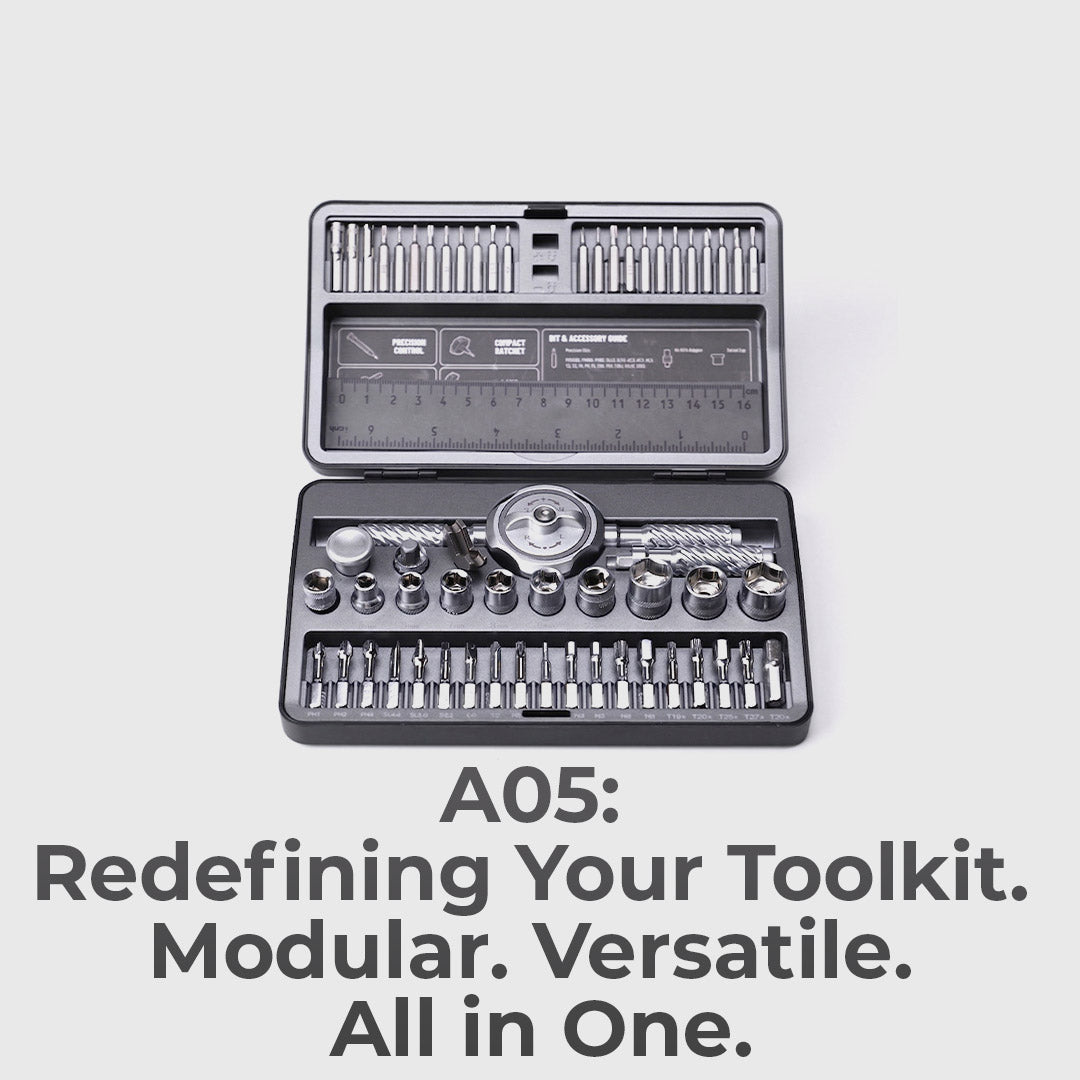 62-in-1 Modular Ratchet Kit