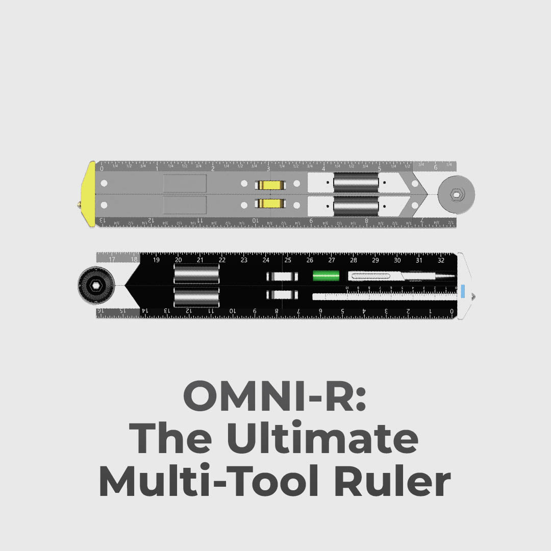 12-Function Titanium Ruler in Your Pocket