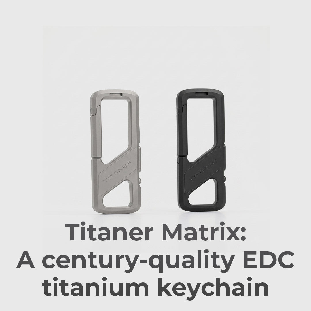 3-Level Security Titanium Keychain