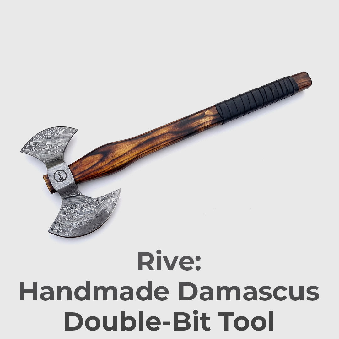 Handmade Damascus Outdoor Tool