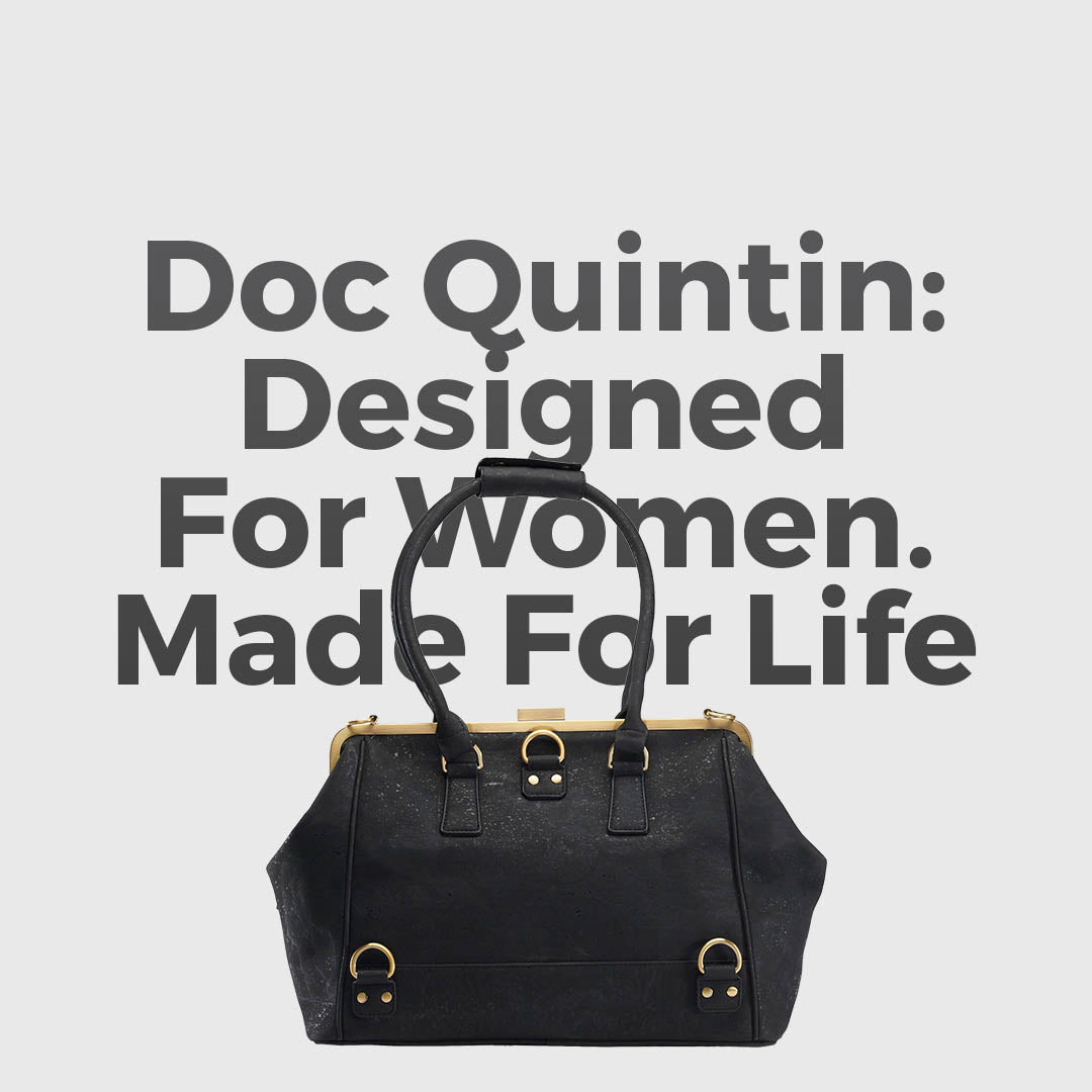 The Contemporary Cork Oak Skin Tote Inspired By A Vintage Doctor's Bag