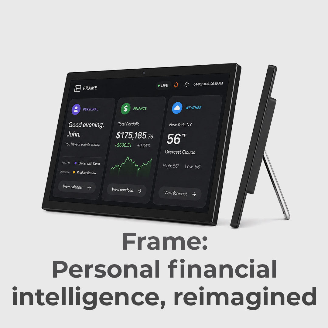 AI Financial Display With Real-Time Markets