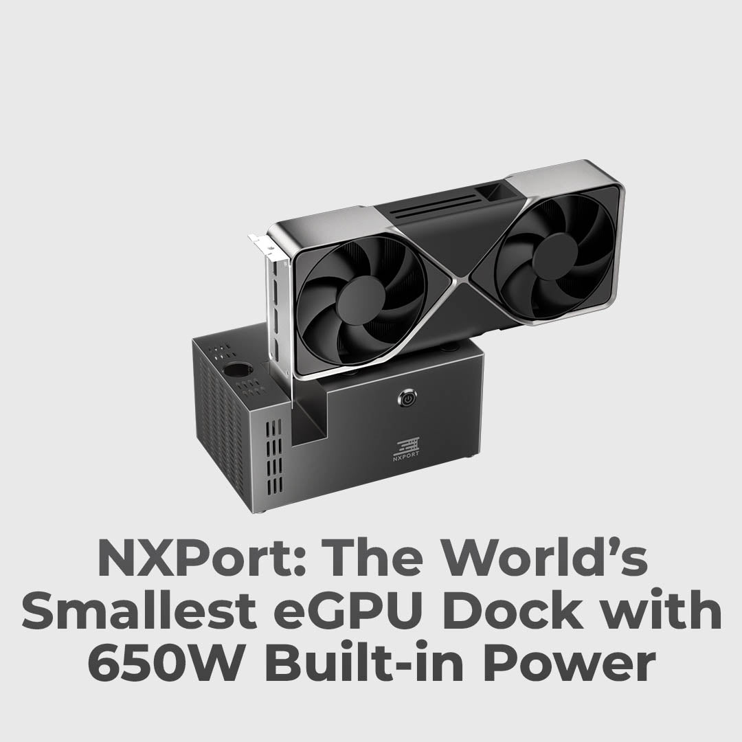 650W eGPU Dock for Thunderbolt Laptops