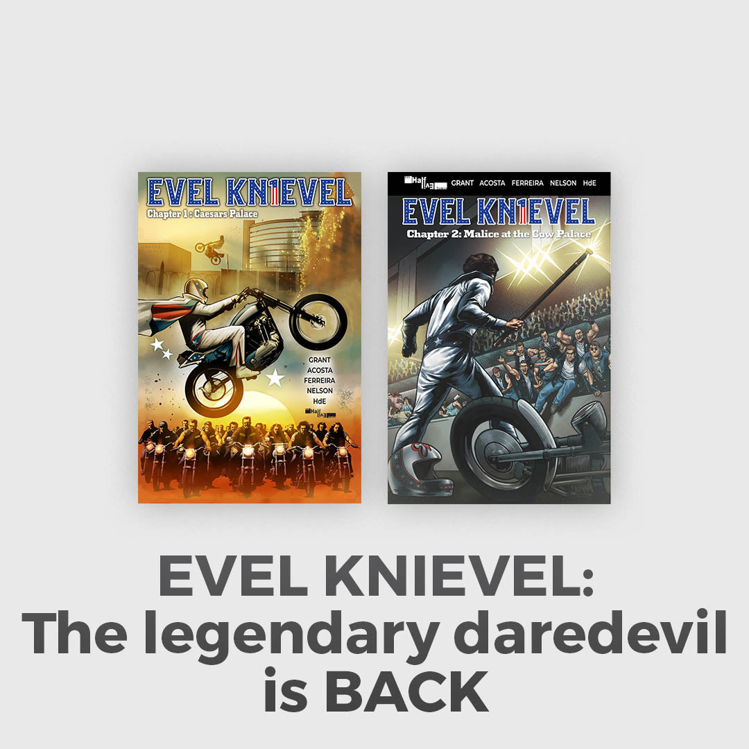 Evel Knievel Leaps Into Comic Book Action