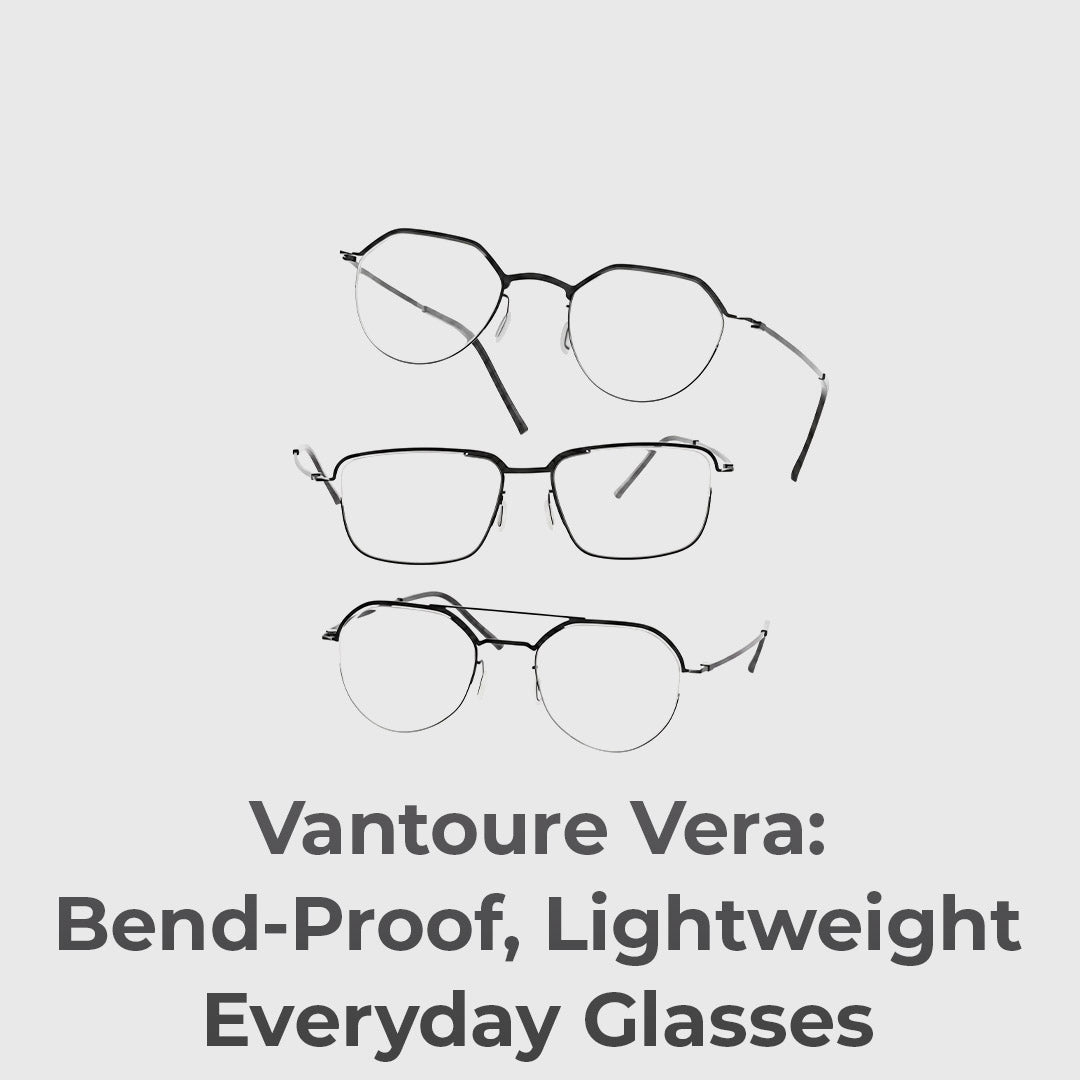 180° Flex Titanium, Feather-Light Glasses