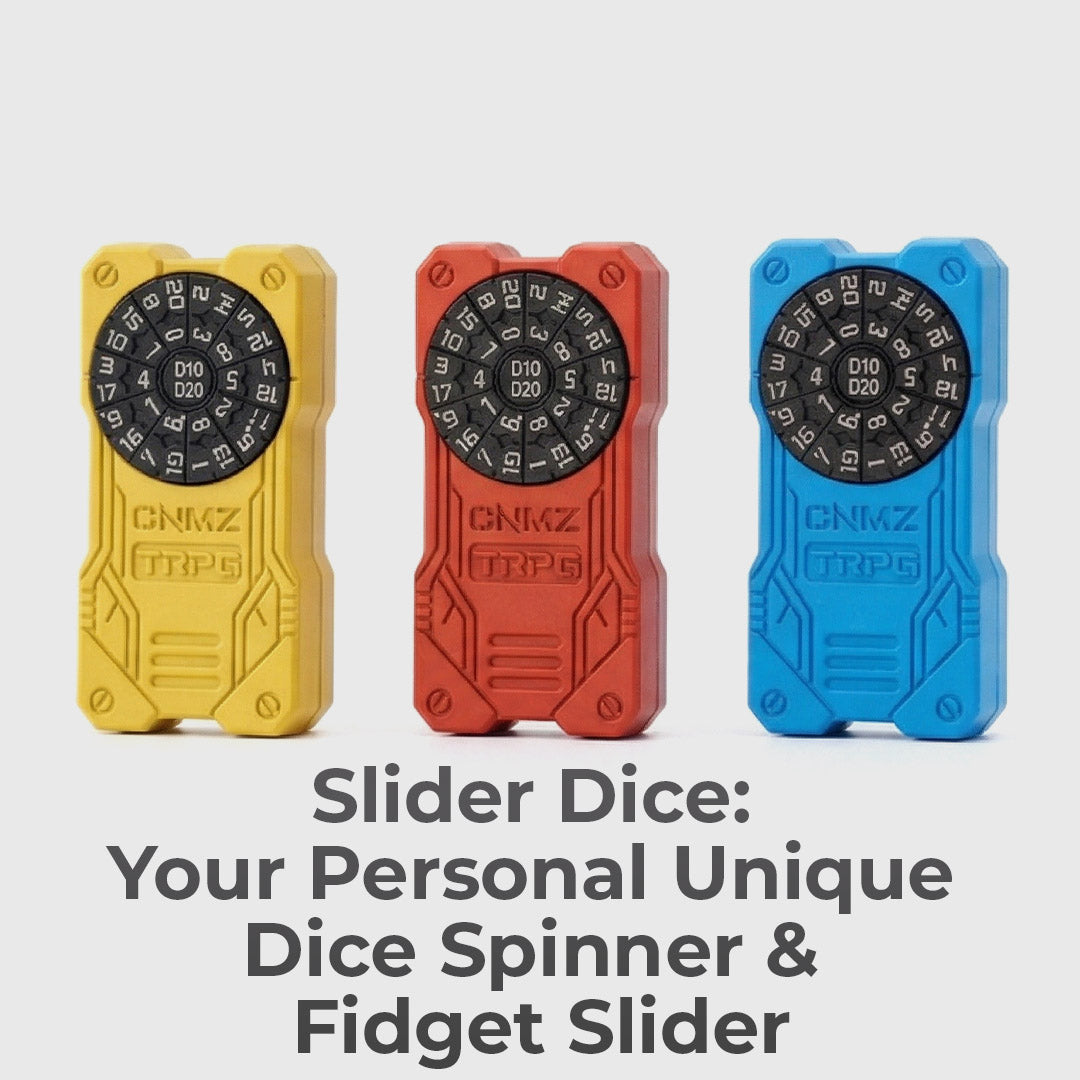 7-in-1 Dice Spinner With Magnetic Slider