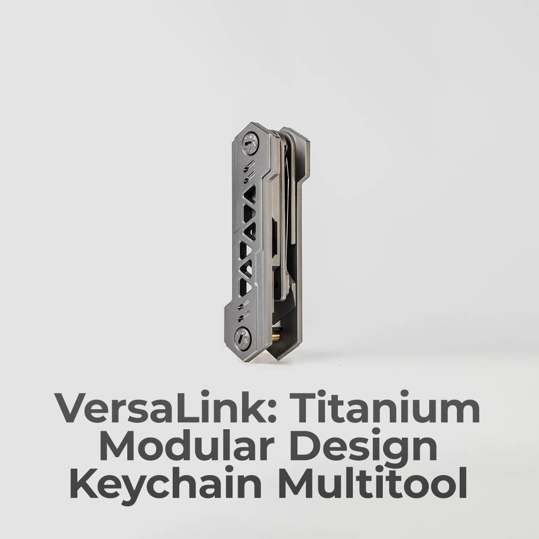 Precision-Crafted Titanium Multitool - sleek, Strong, and Modular