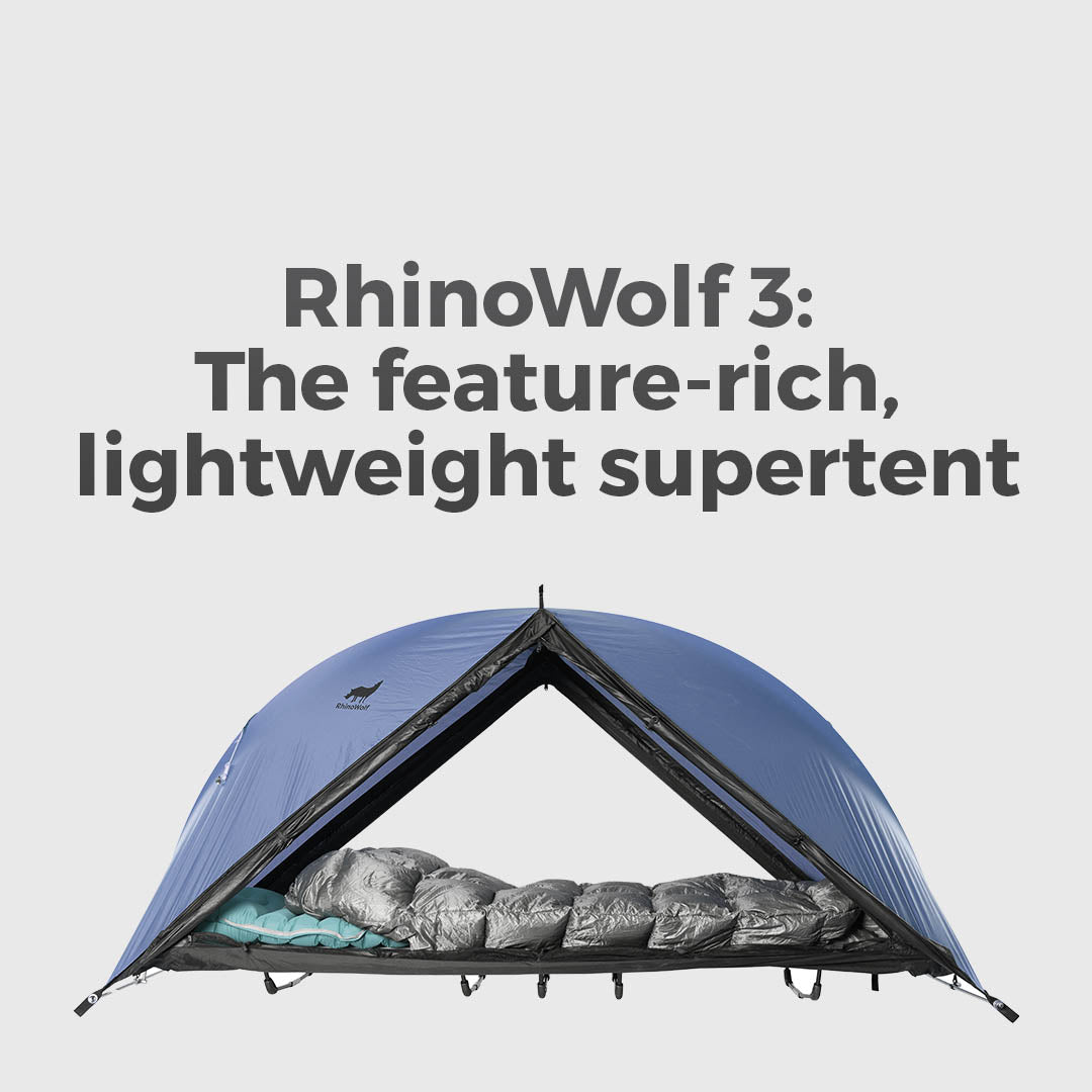 rhinowolf zelt A Modular & Attachable Field Sleeping Unit