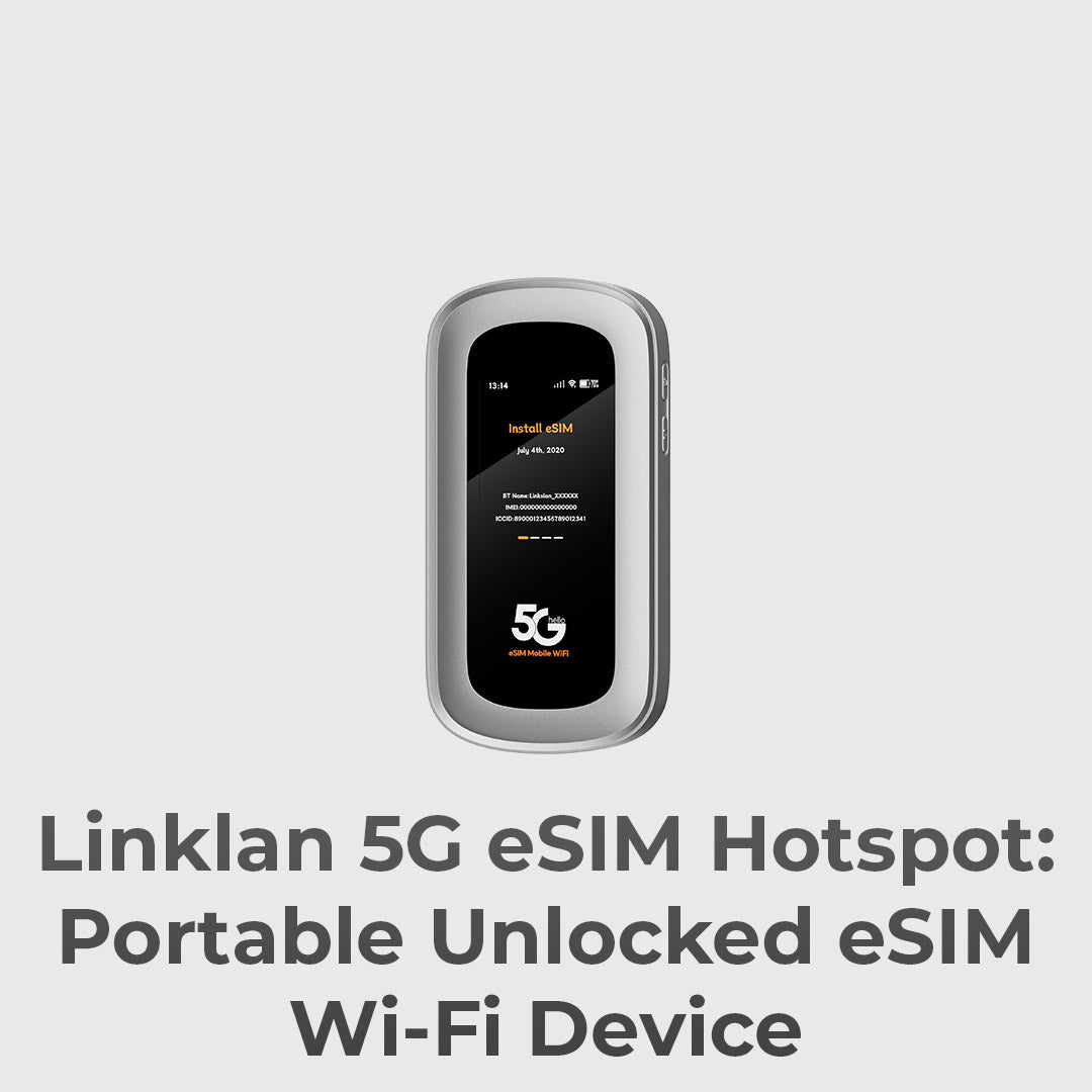 Unlock 5G eSIM Hotspot, No APN Setup