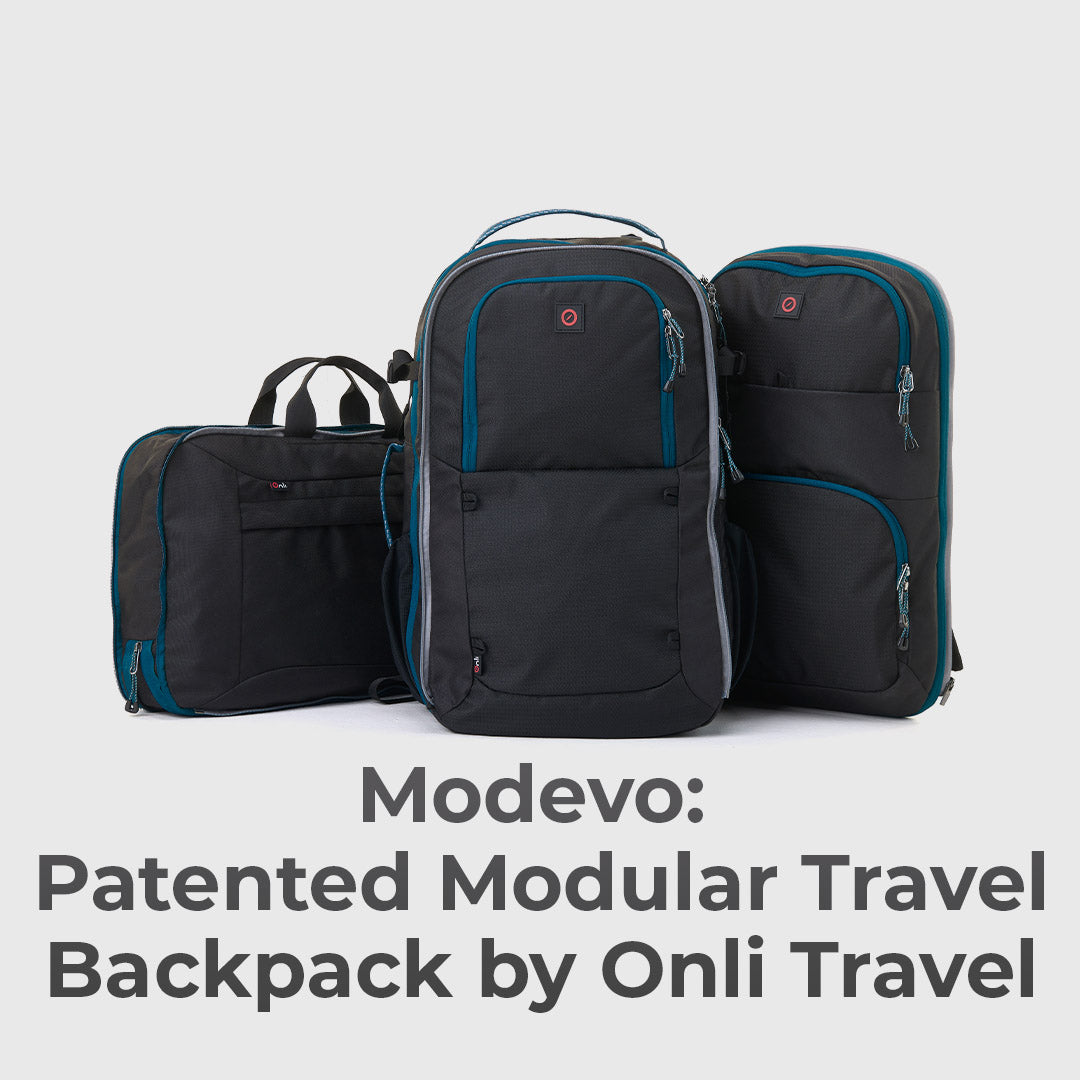 Patented 3-Part Modular Travel Backpack