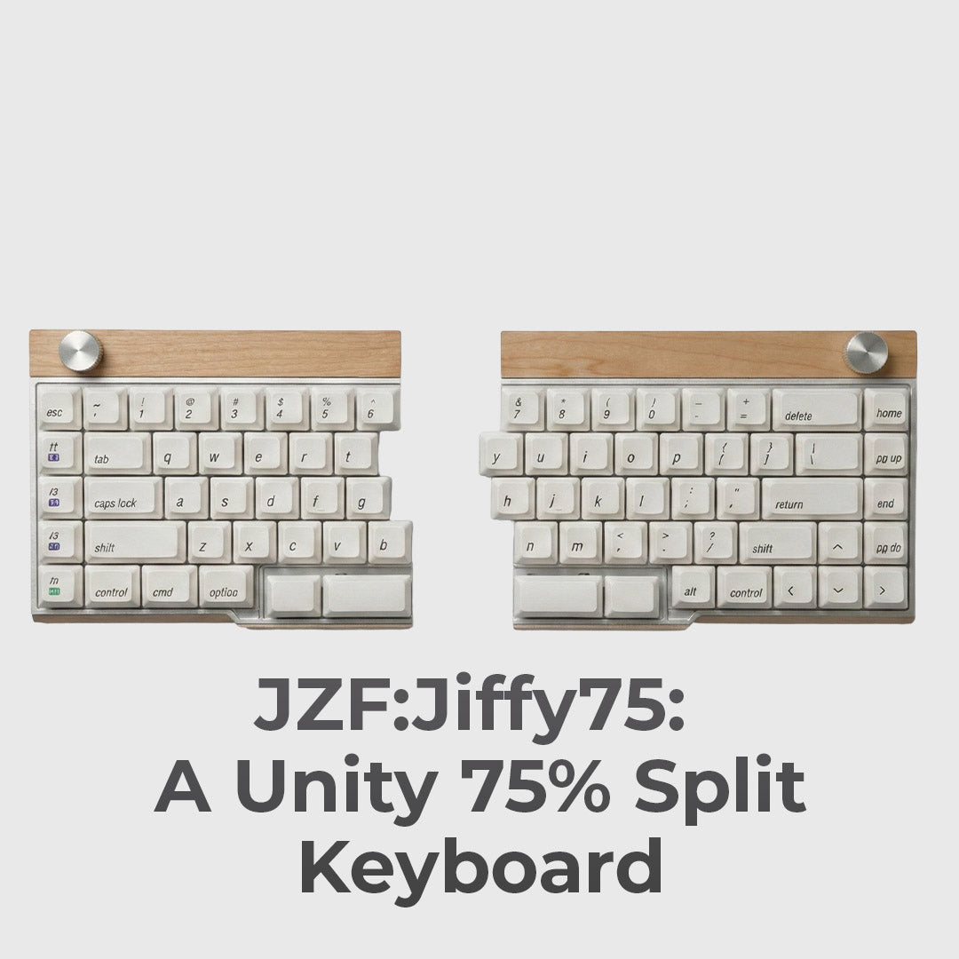 CNC Aluminum Split 75% Keyboard