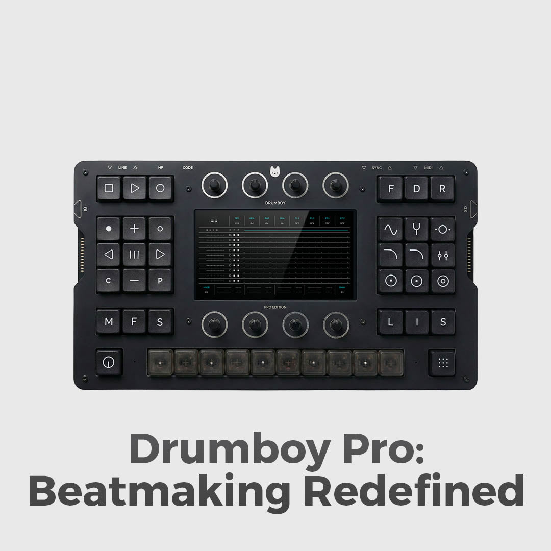 32-Bit Drum Machine With Tactile Control