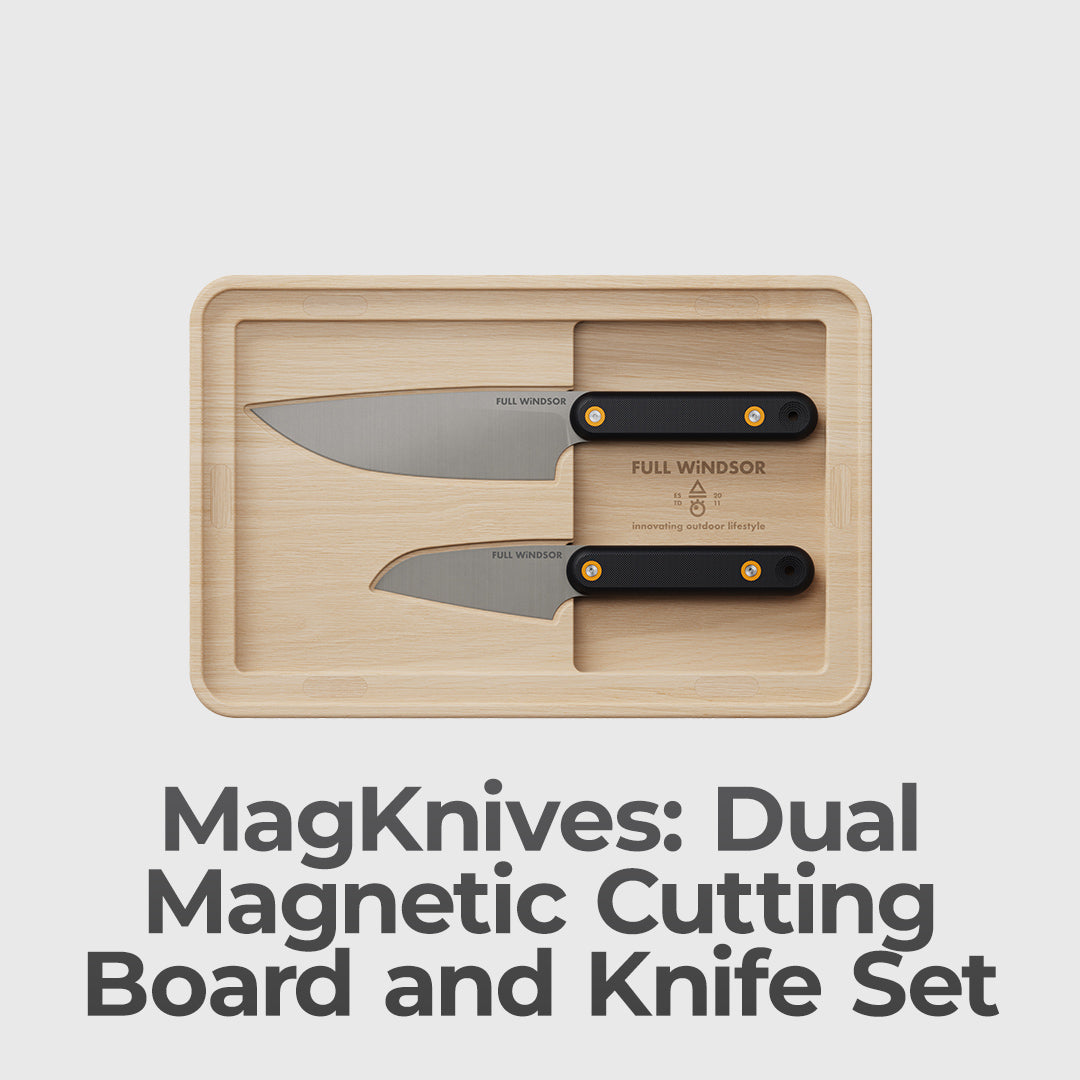 Magnetic Chopping Boards & Knives Set