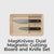 Magnetic Chopping Boards & Knives Set