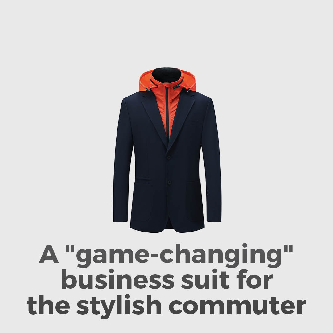 The Game-Changing Business Suit For The Stylish Commuter