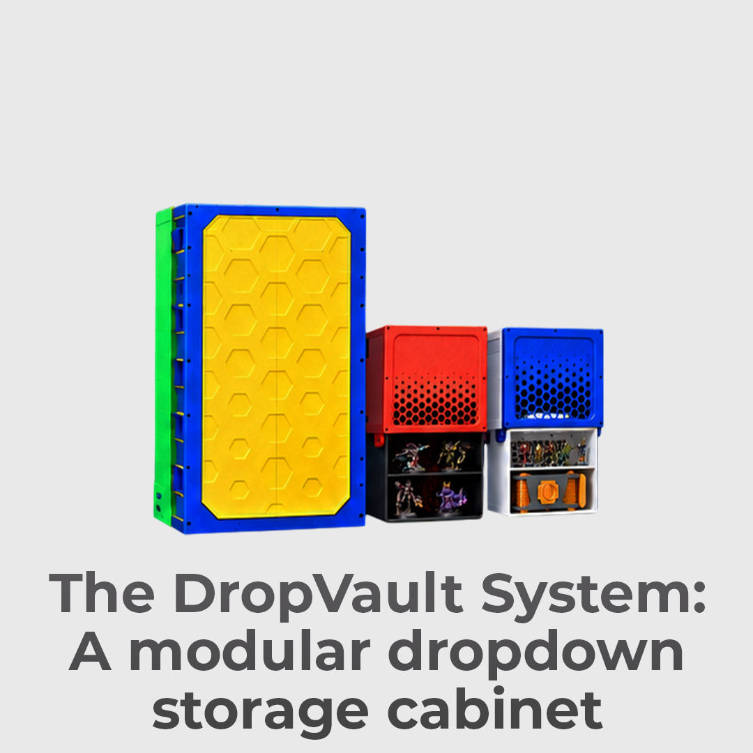 3D-Printable Dropdown Storage System