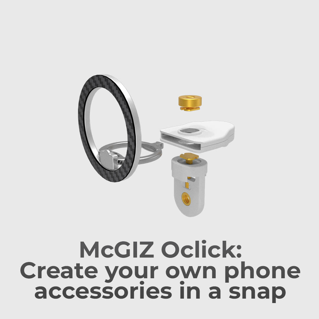 MagSafe iPhone Grip With Modular Attachments