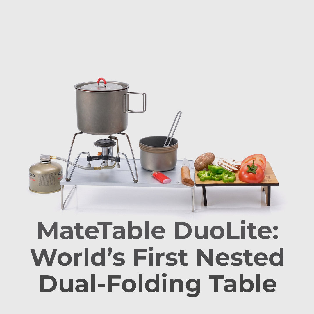 World's First Nested Dual-Folding Table - First Backer