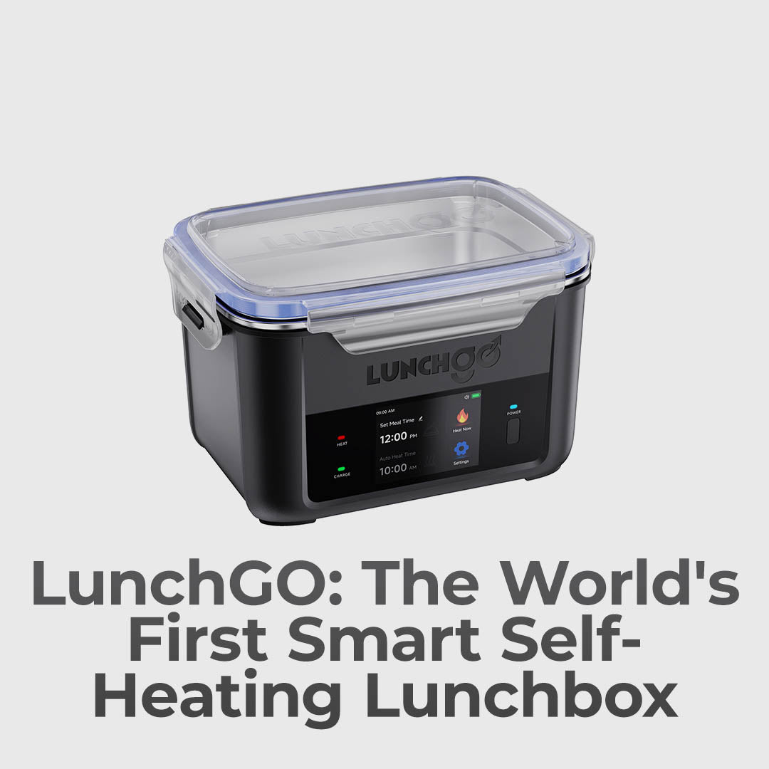 Smart, Cord-Free Lunchbox for Hot Meals Anytime, Anywhere