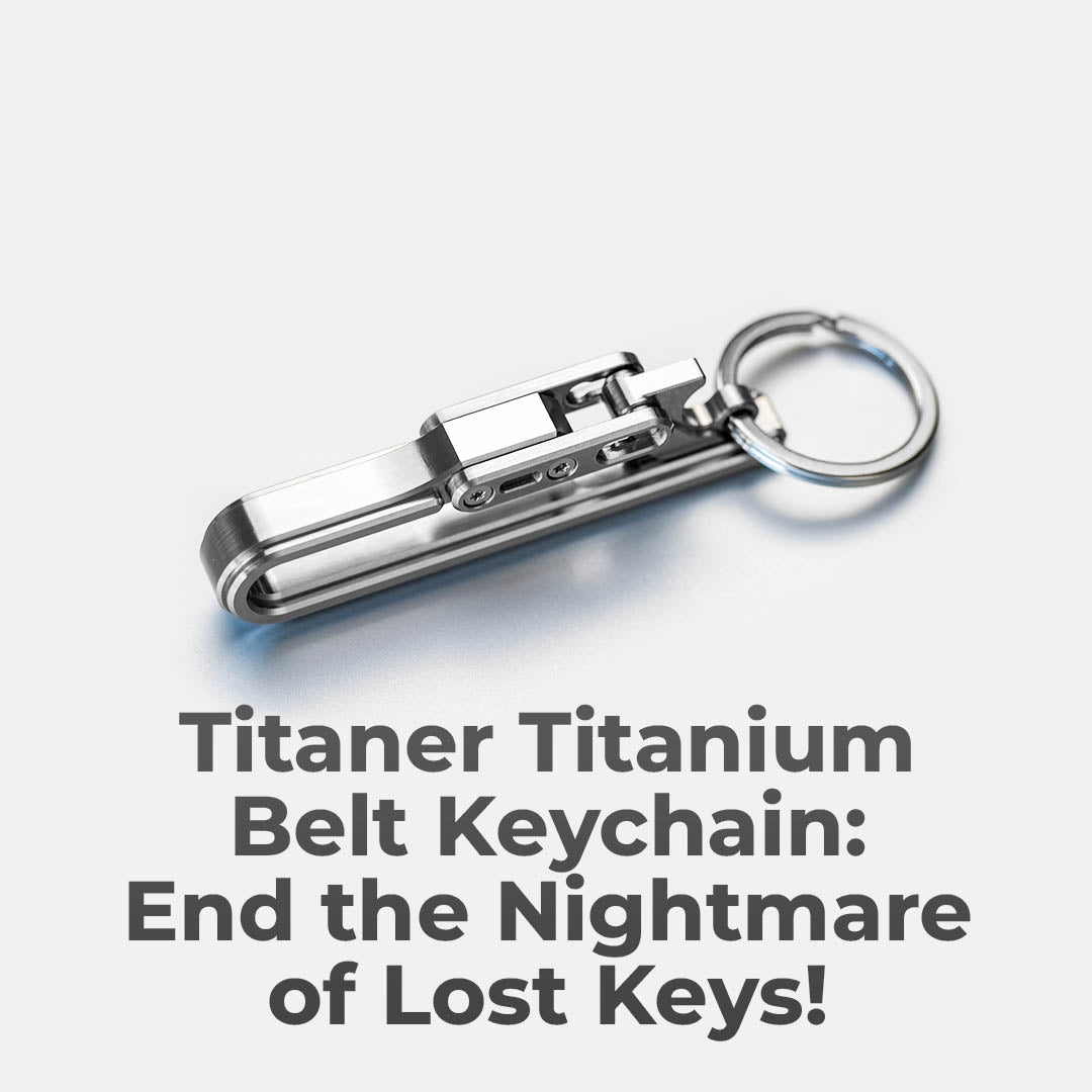 Titanium Keychain With Gravity Lock