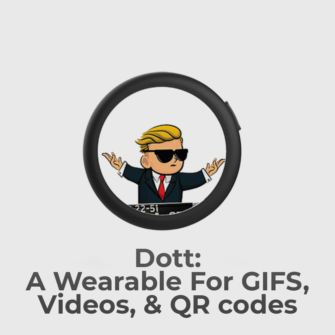 A Wearable For GIFs, Videos, &amp; QR codes