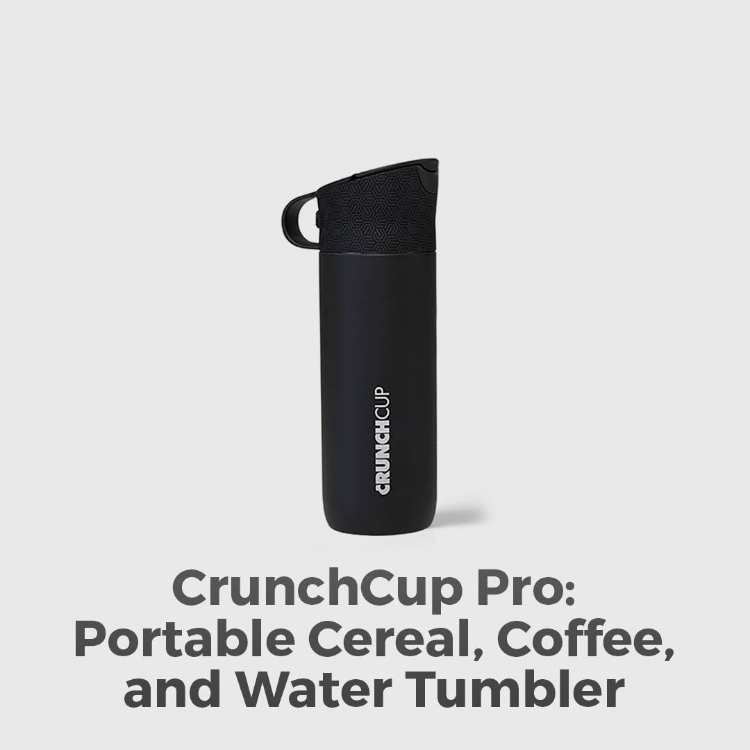 Innovative Portable Tumbler For Cereal, Coffee, & Water