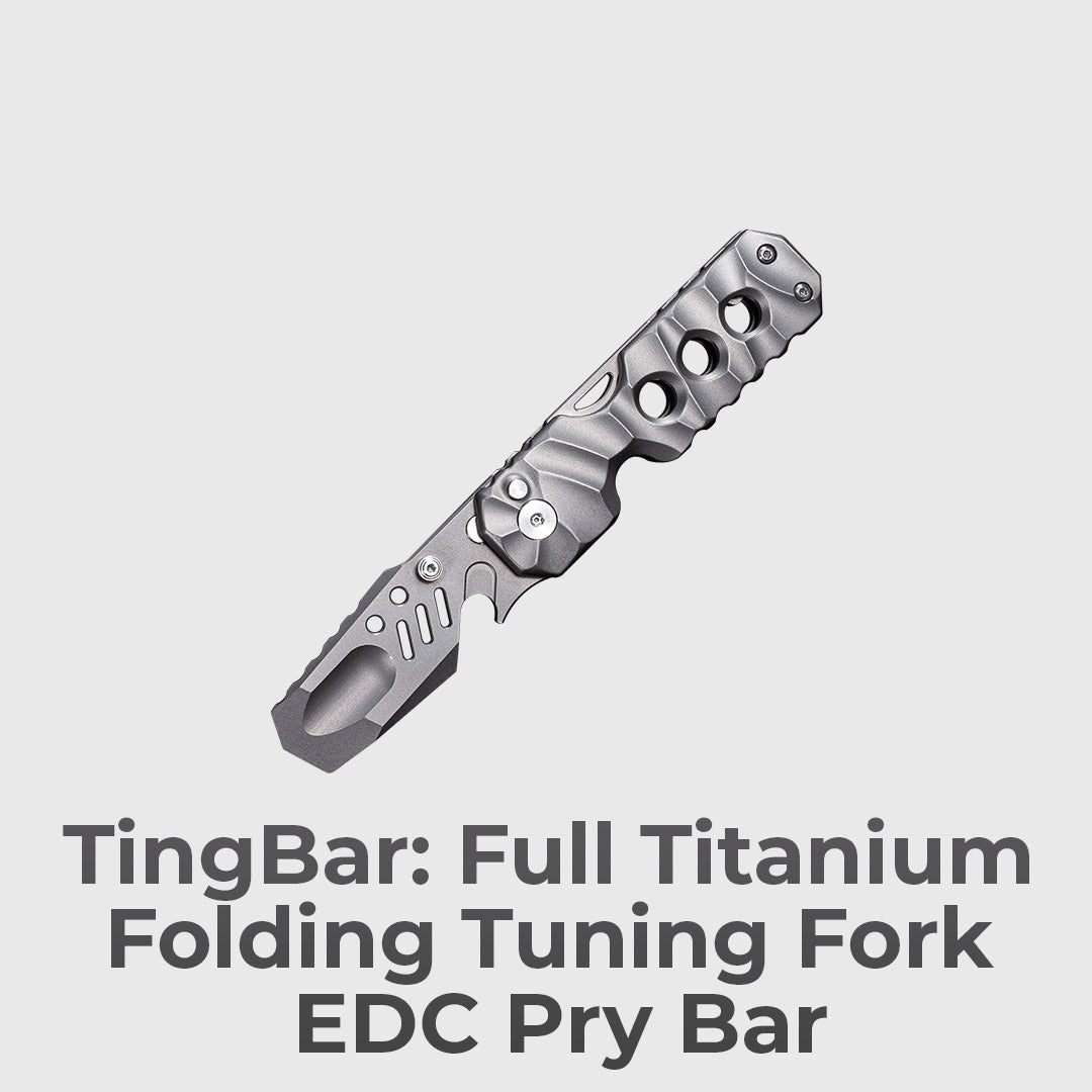 Titanium Folding EDC Tool With A Satisfying Ting