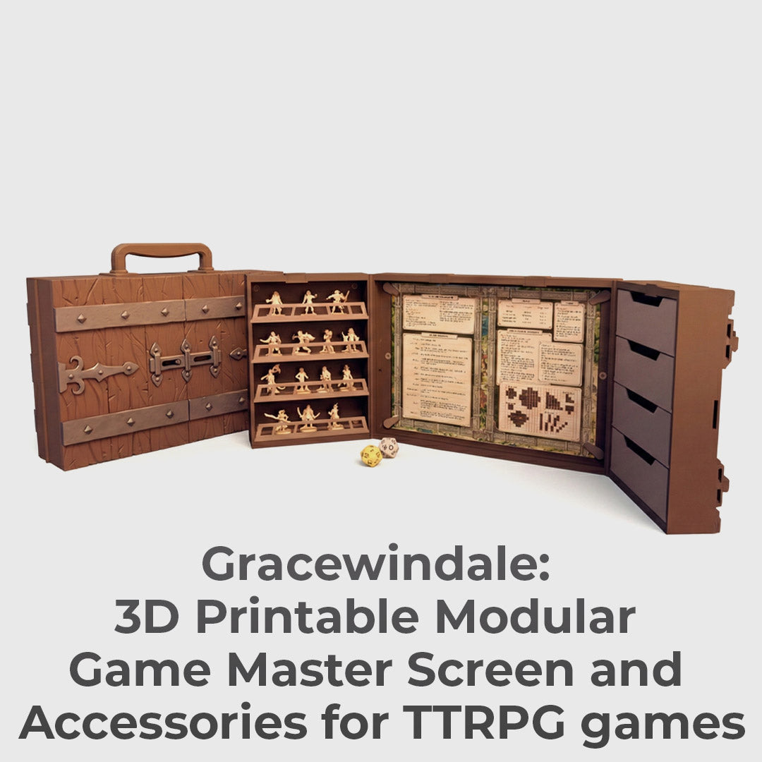Modular 3D-Printable DM Screen
