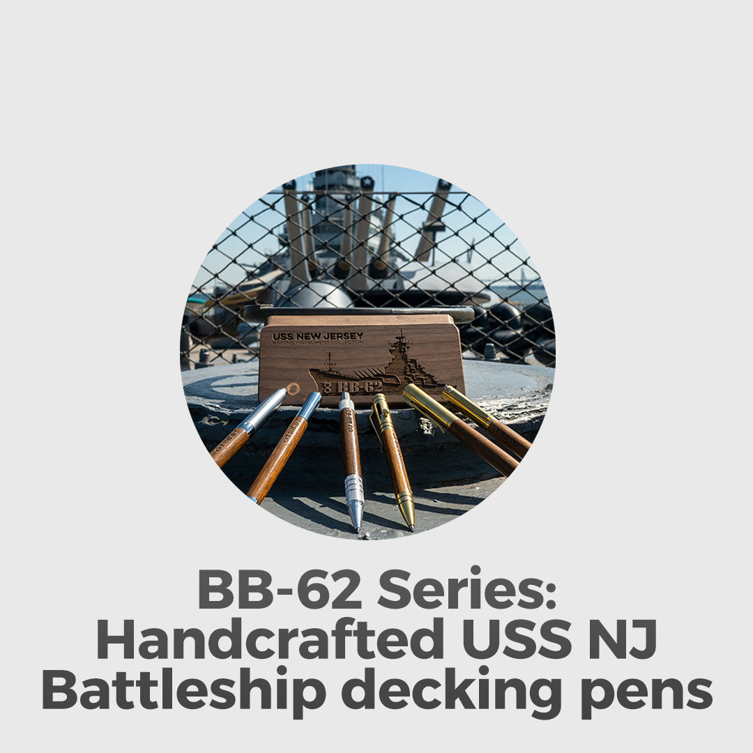 Writing Tools Crafted From The Decks Of BB-62