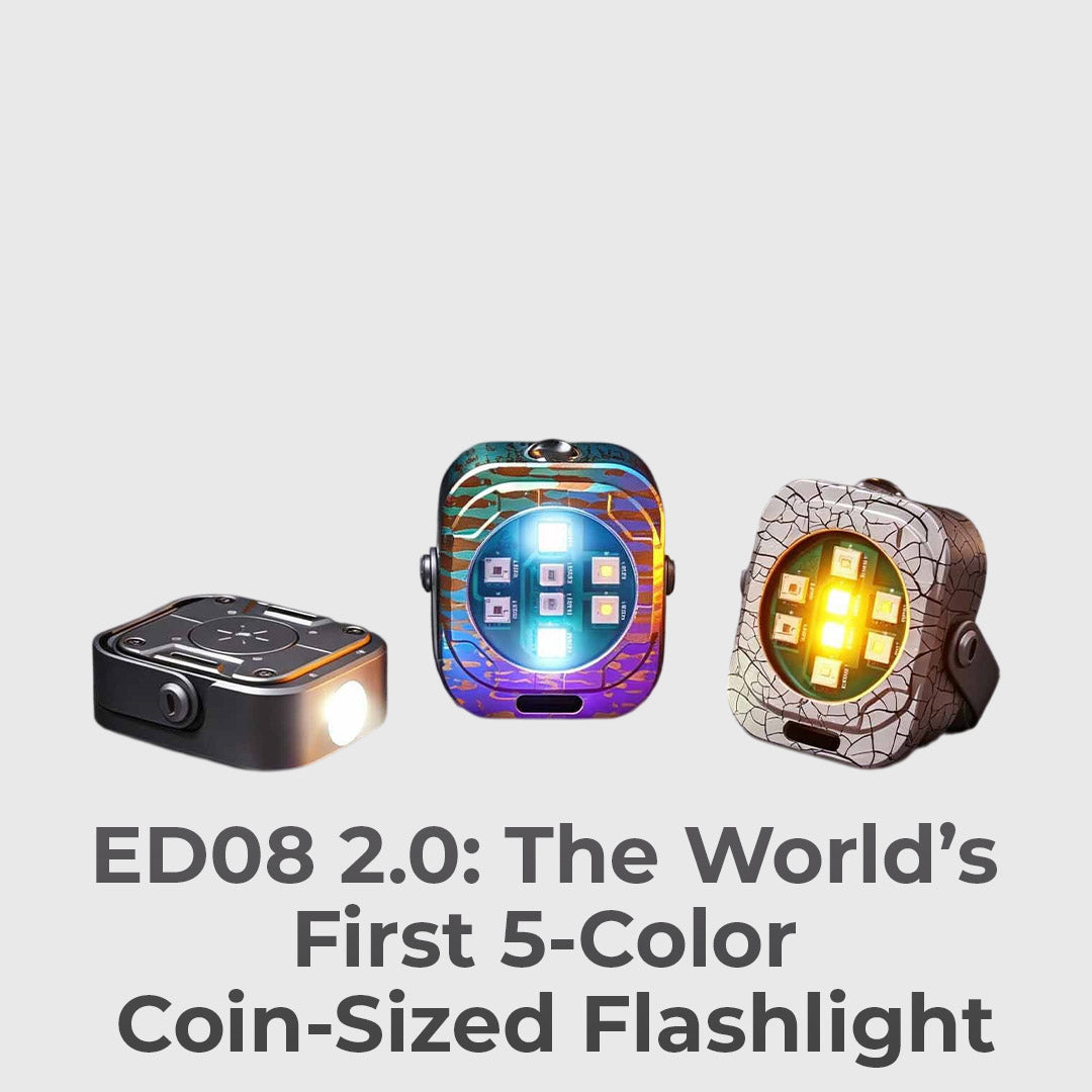 Titanium Coin Flashlight With 5 Colors