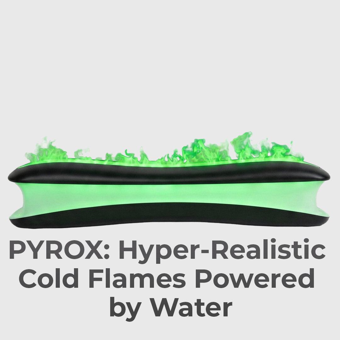 Hyper-Realistic Cold Flames Powered By Water