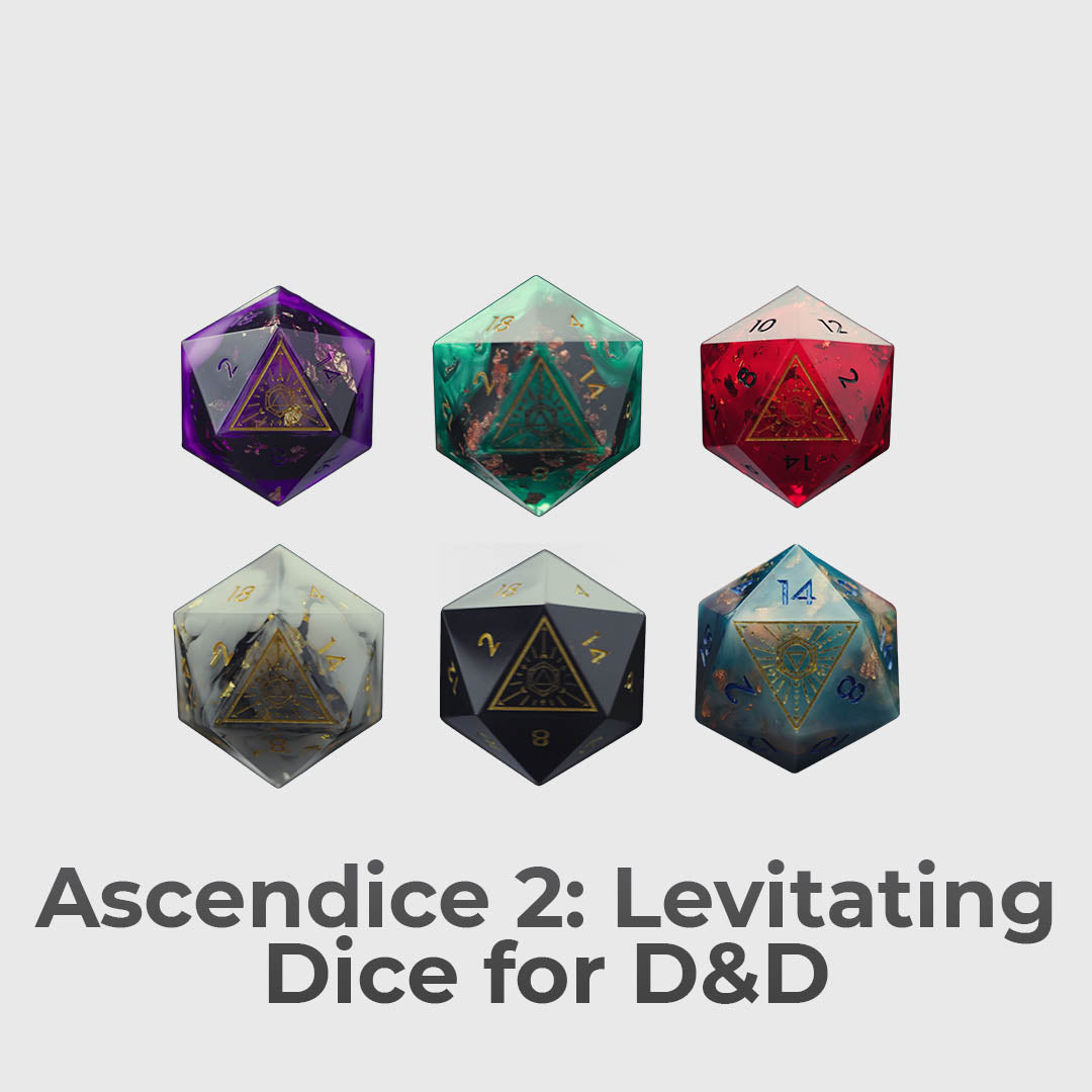 Levitating Dice Built for Epic RPG Adventures