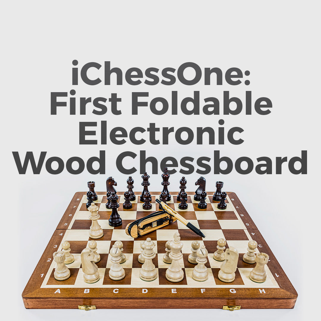The First Foldable Electronic Chess Board Made Of Wood