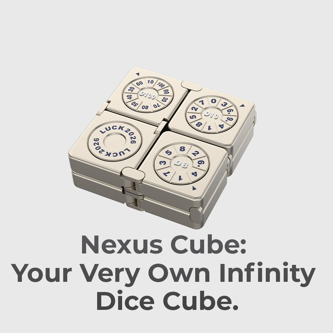 Titanium 7-in-1 Infinity Dice Cube