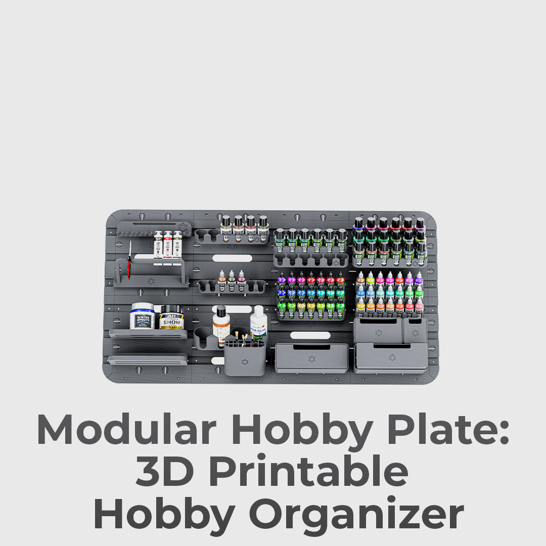 3D-Printable Modular Wall Organizer