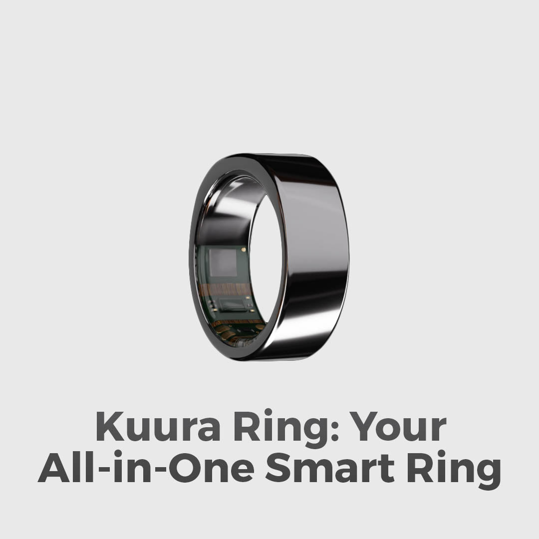 The Titanium Wearable Fitness Tracker Ring