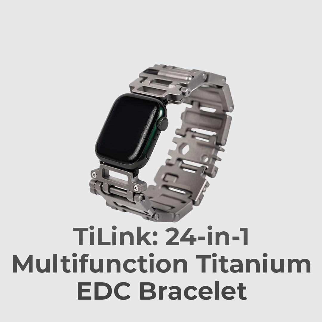 24-in-1 GR5 Titanium EDC Bracelet