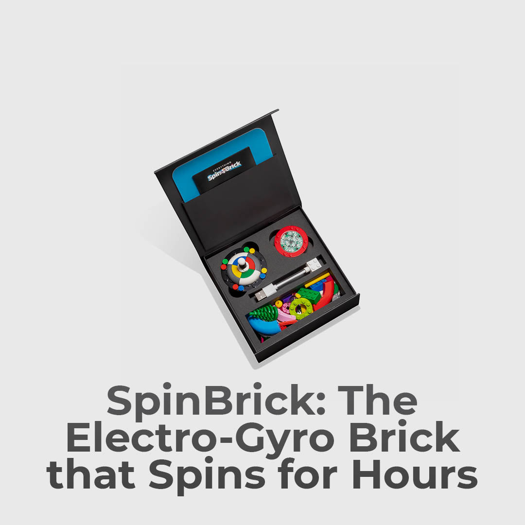 SpinBrick - The Electro-Gyro Brick that Spins for Hours