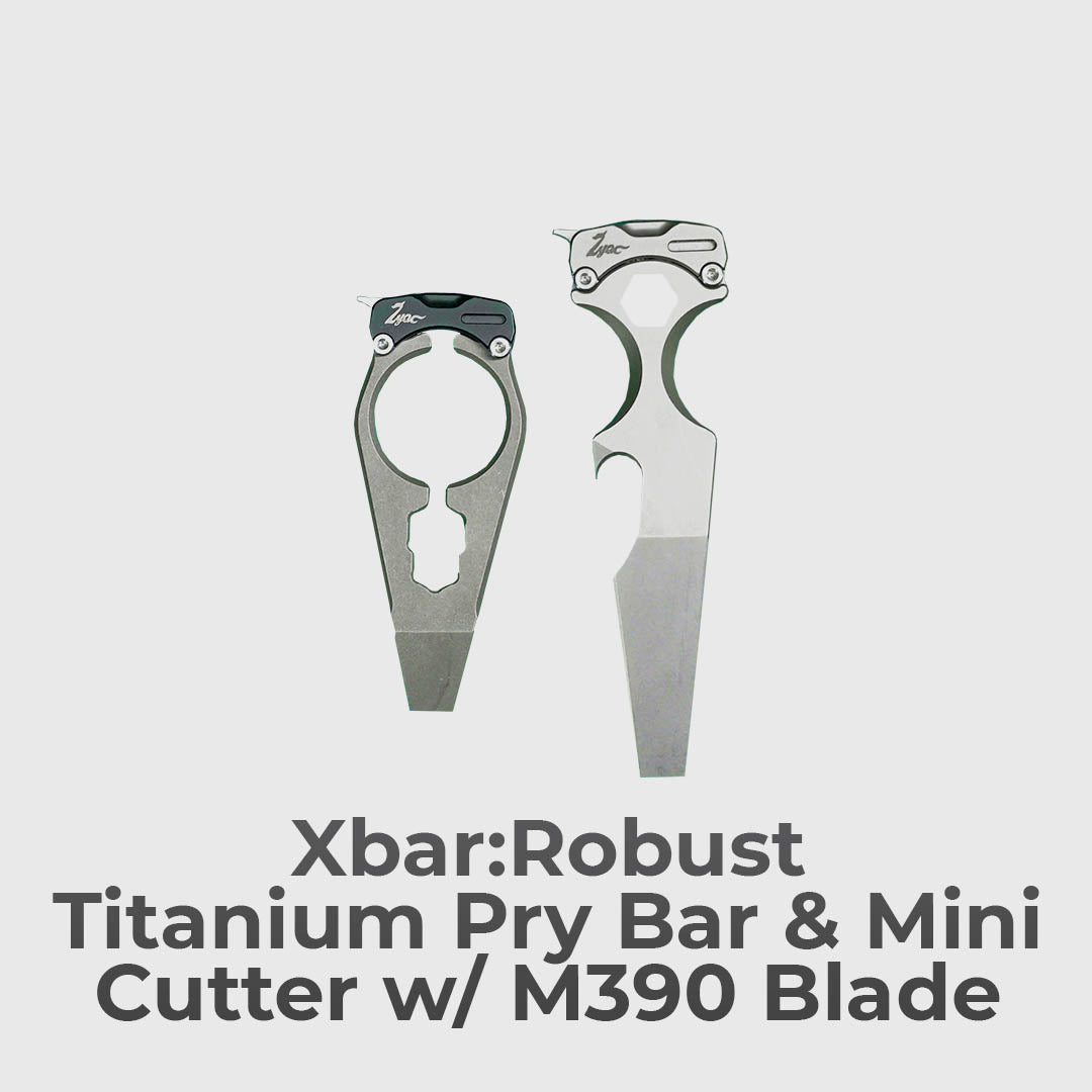 Robust Titanium Pry Bar & Mini Cutter