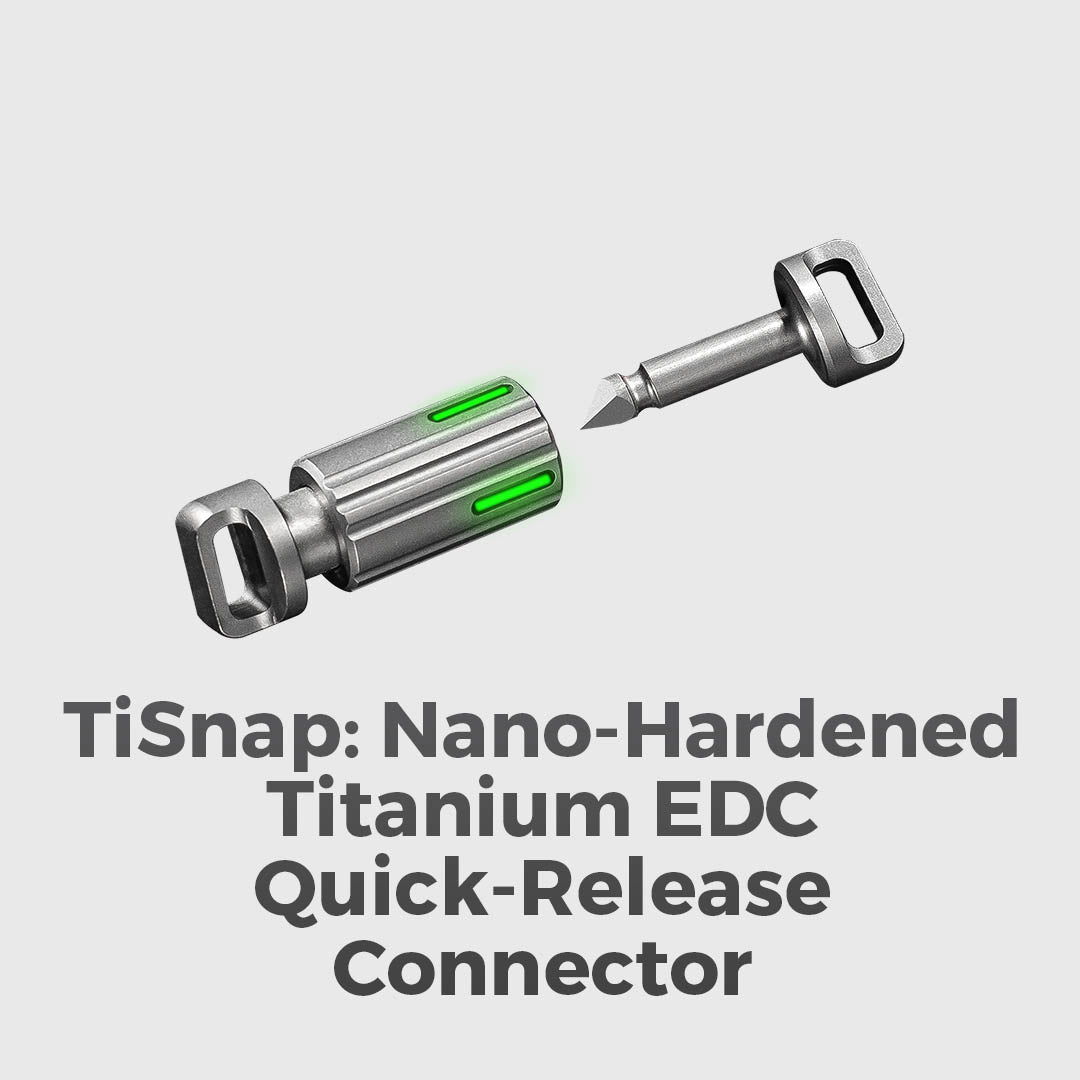 Nano-Hardened Titanium EDC Connector