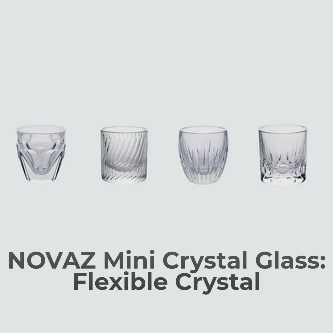 Unbreakable Flexible Mini Crystal Glasses