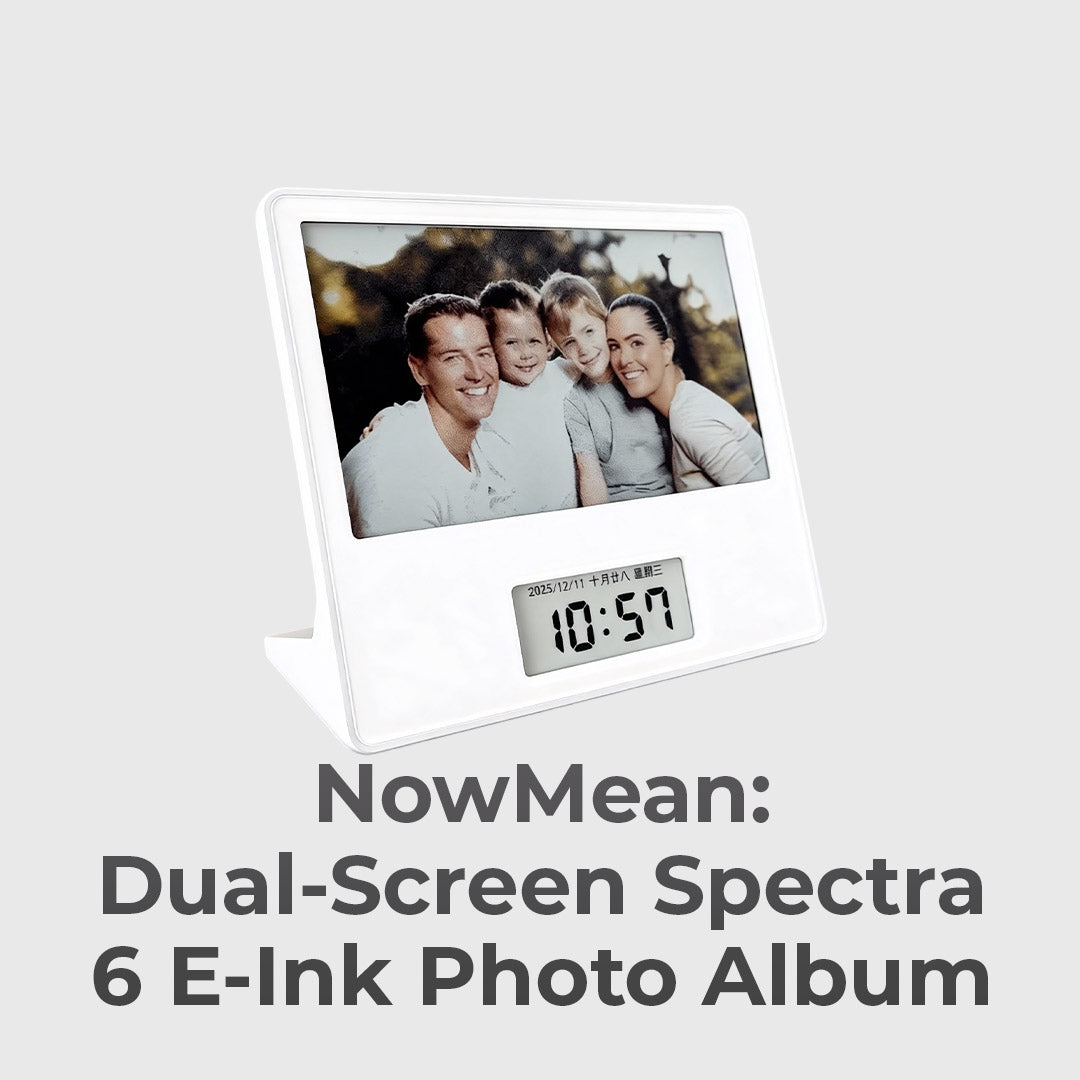 The Dual-Screen E-Ink Frame For Real Photos