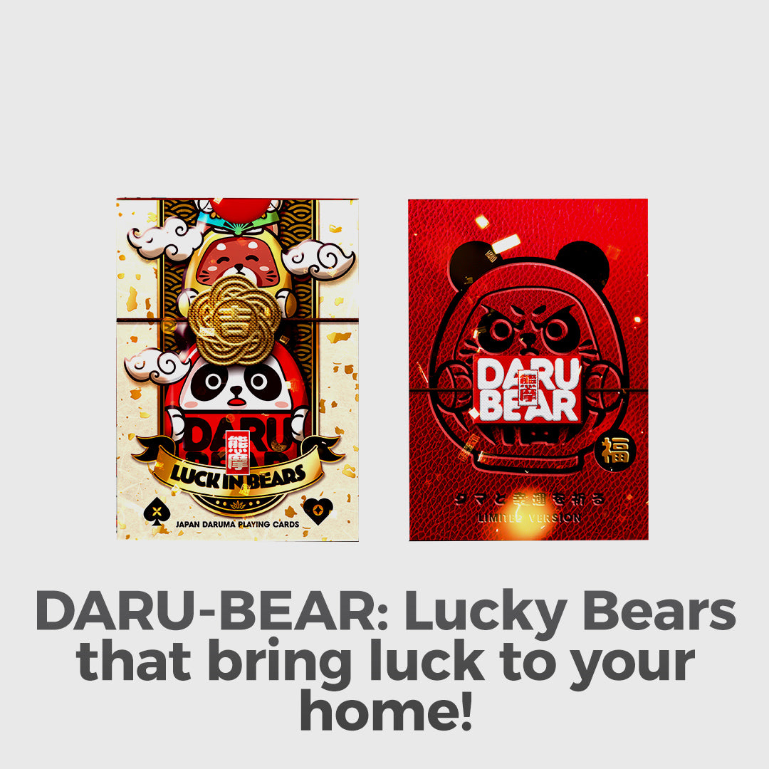 Daruma Bears Cards: Where Japanese Tradition Meets Playful Blessings