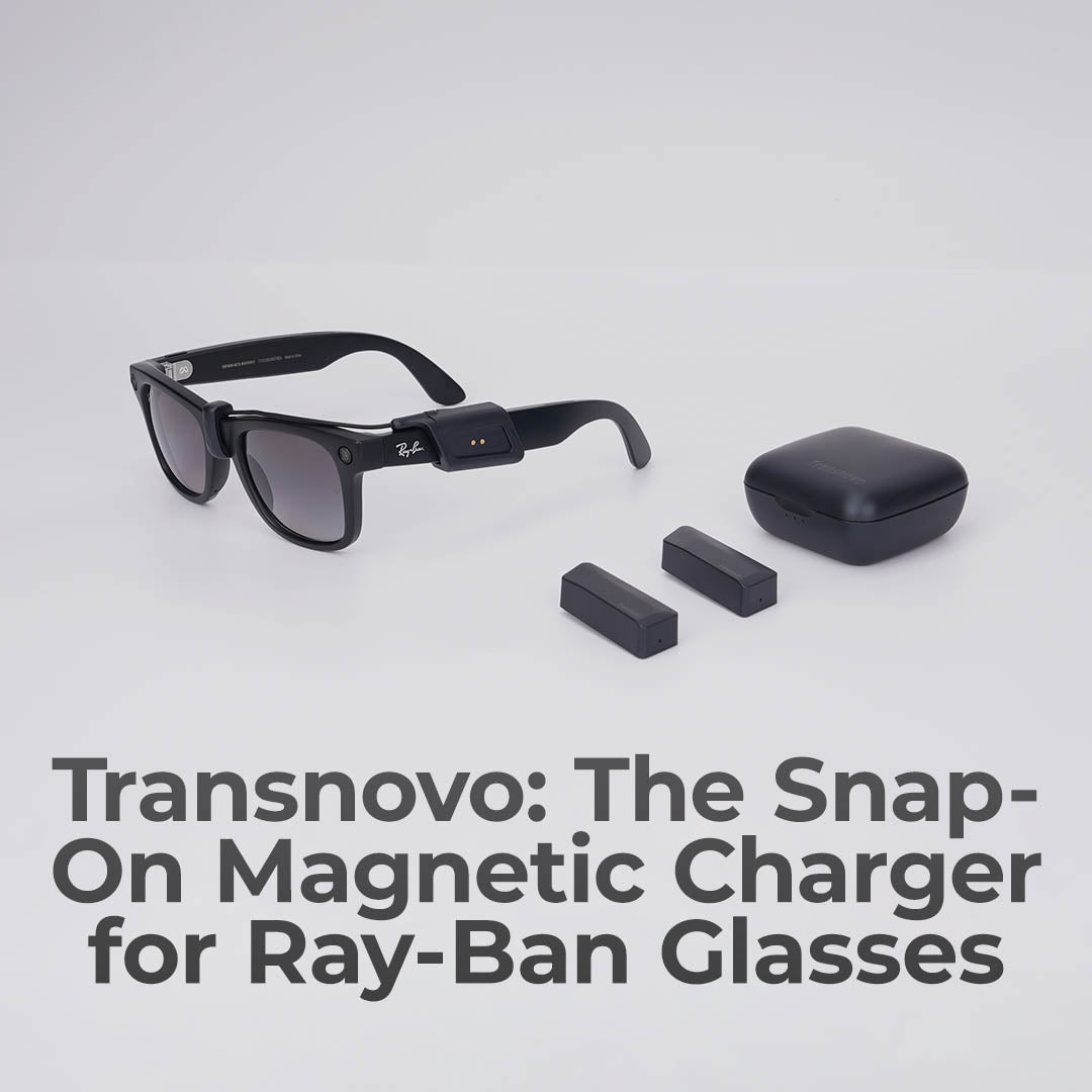 Snap-On Power for Meta Ray-Bans with 1600mAh and 21-Hour Boost